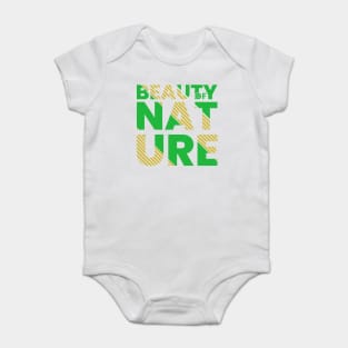 Beauty of nature save tree save the planet Baby Bodysuit